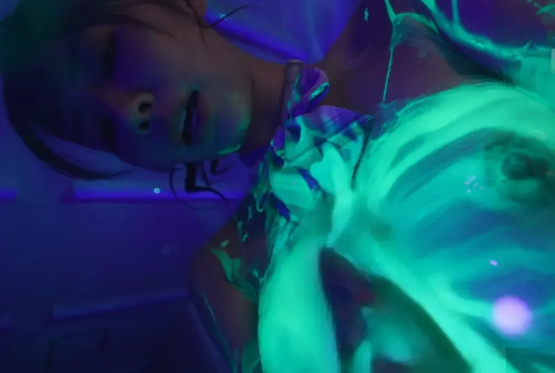 Aoi Ibuki getting a titty fuck cumshot