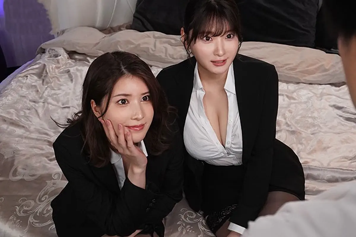 Nagi Hikaru and Washio Mei as female bosses in SSIS-950
