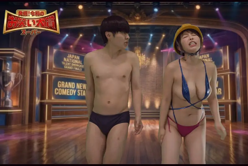 Shishido Riho as a comedian